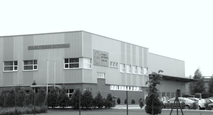 Dział produkcji i obsługi klientów Molex w Tczewie